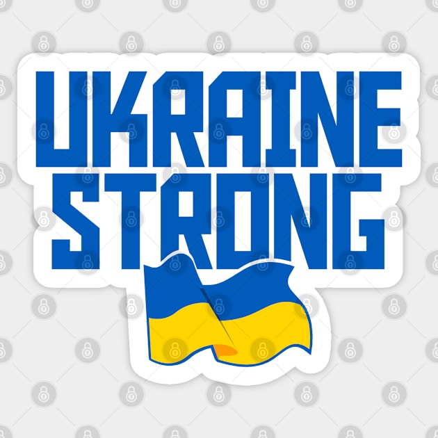 UKRAINE STRONG - 9.0 Sticker by LILNAYSHUNZ